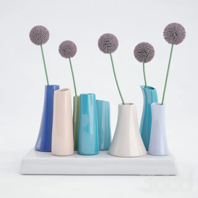 Flower Power 8-Vase Display – 214717