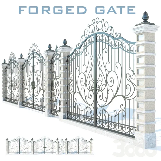 FORGED ENTRANCE GATE №1 – 214815
