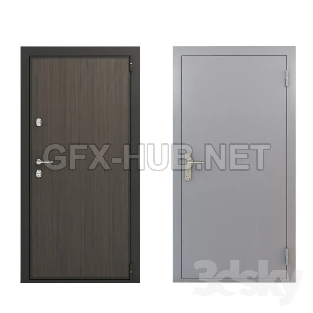 Front door decorative door and Fire – 215037