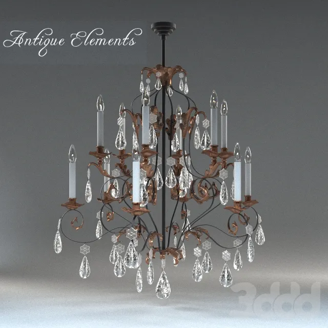 Gilt Chandelier – 215371