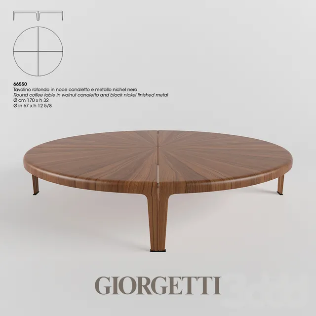 Giorgetti table 66550 – 215405