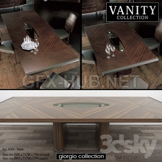 GIORGIO COLLECTION Vanity – Art. 9000 – Table – 215419
