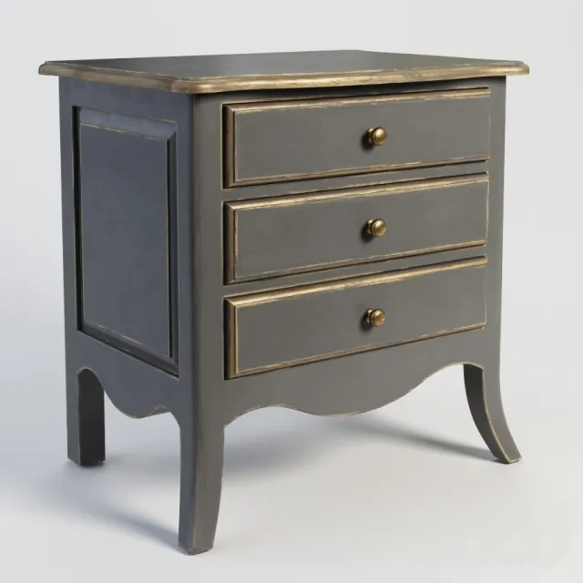 GRAMERCY HOME – MORNING BEDSIDE TABLE 701.005-DGWG – 215757