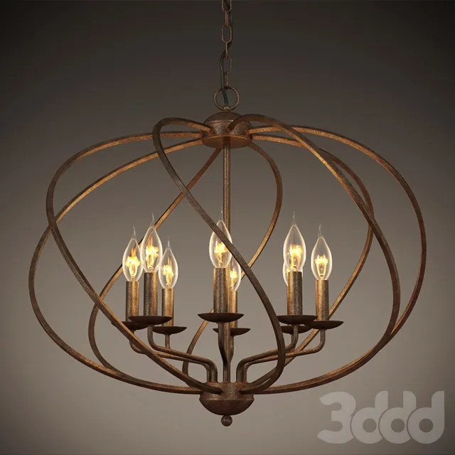 GRAMERCY HOME – NORWOOD LARGE CHANDELIER CH081-8 – 215771