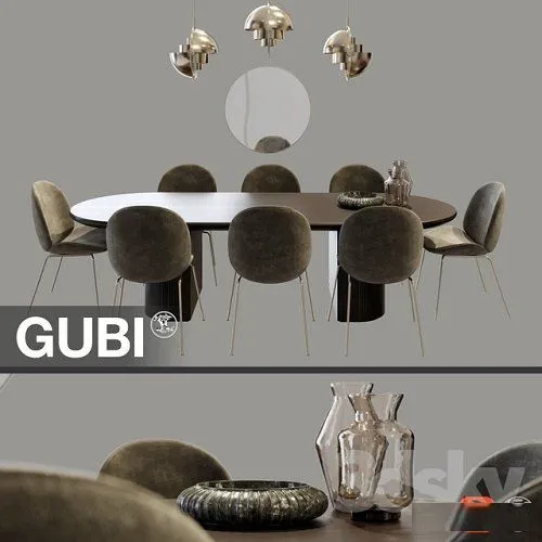 Gubi Dining Set 1 – 215935