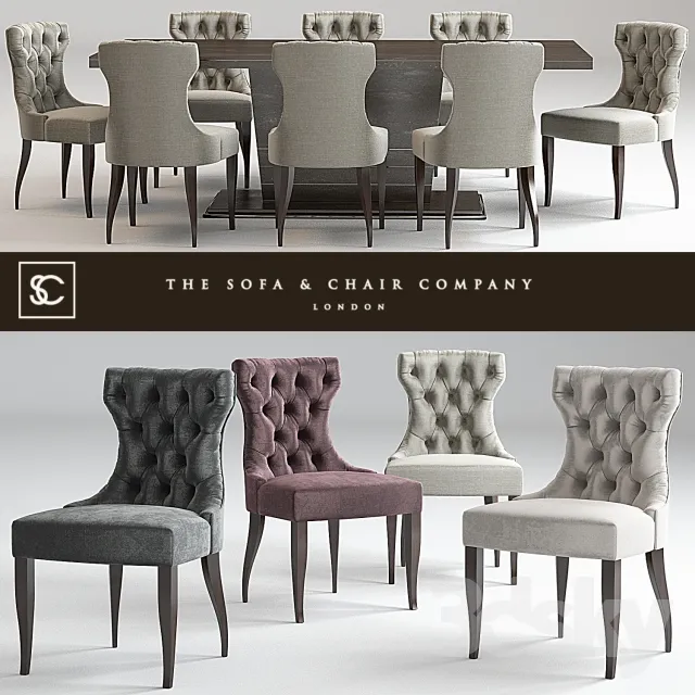 Guinea dining chair  Langham Table Lugano – 215955