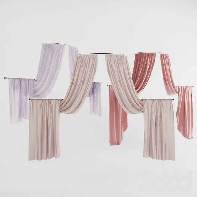 Half round curtains 01 – 216009