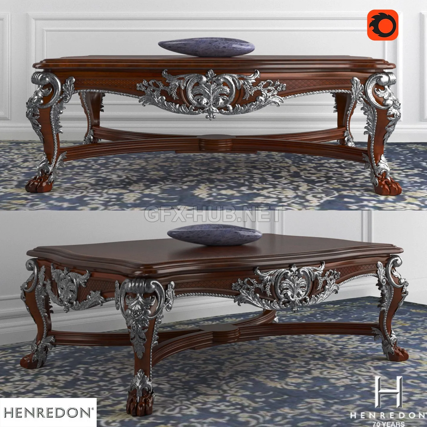 Henredon Marseilles II classic table – 216291
