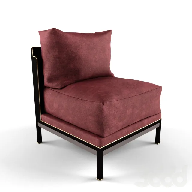 Holly hunt Tweed Lounge Chair – 216415