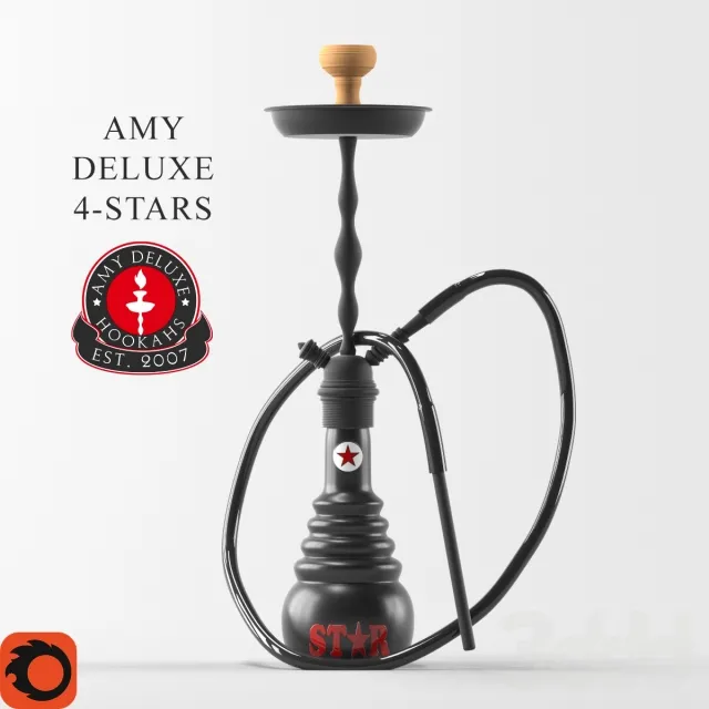 Hookah Amy Deluxe 4-star – 216465