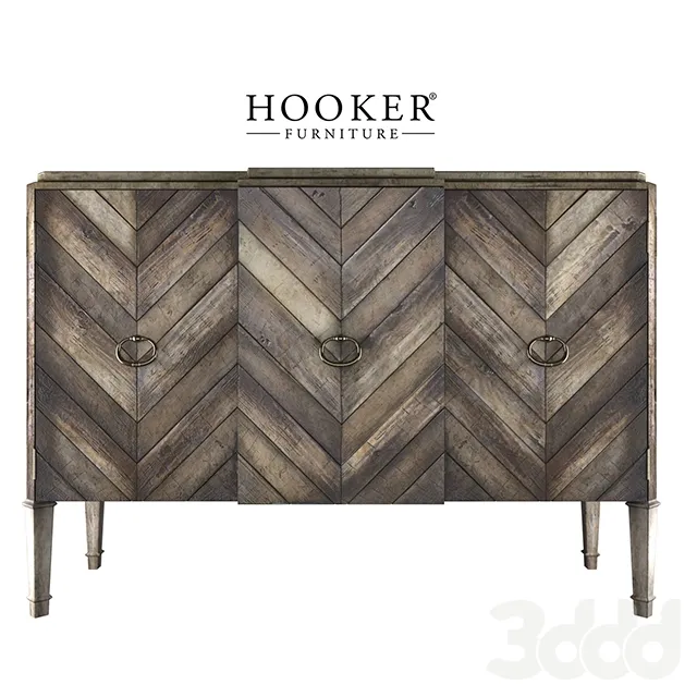 Hooker Furniture Living Room Chevron Console – 216479