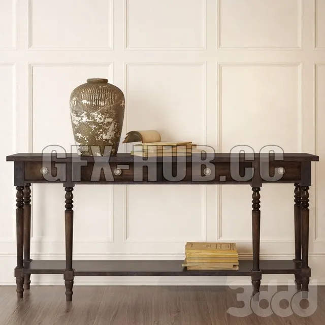 Hooker Furniture Living Room DaValle Console Table – 216481