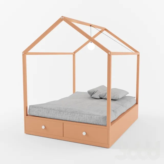 House Framed Bed – 216561