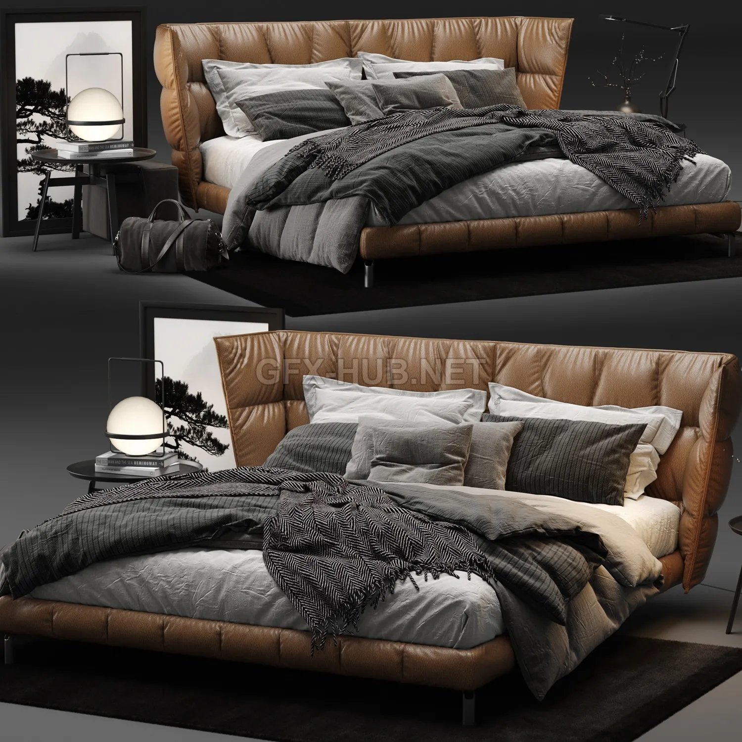 Husk Bed by BB Italia – 216635