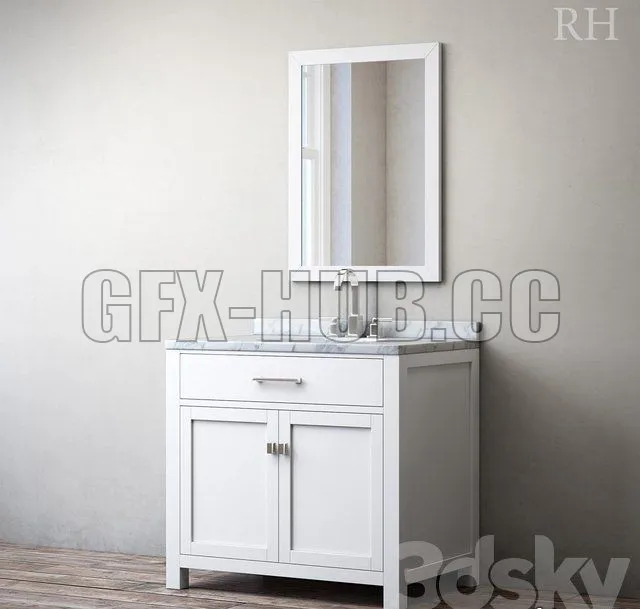 Hutton single vanity – 216655