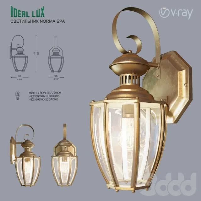 ideal lux norma ap1 big brunito – 216733