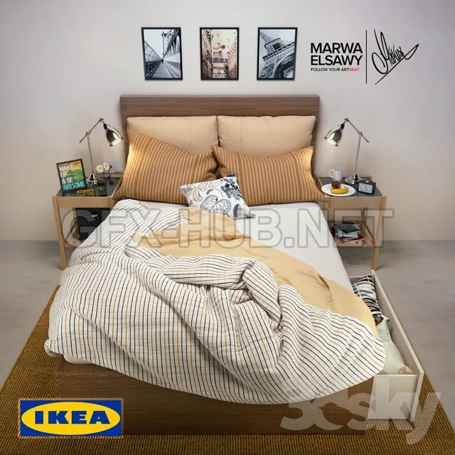 IKEA MALM Bed – 216869