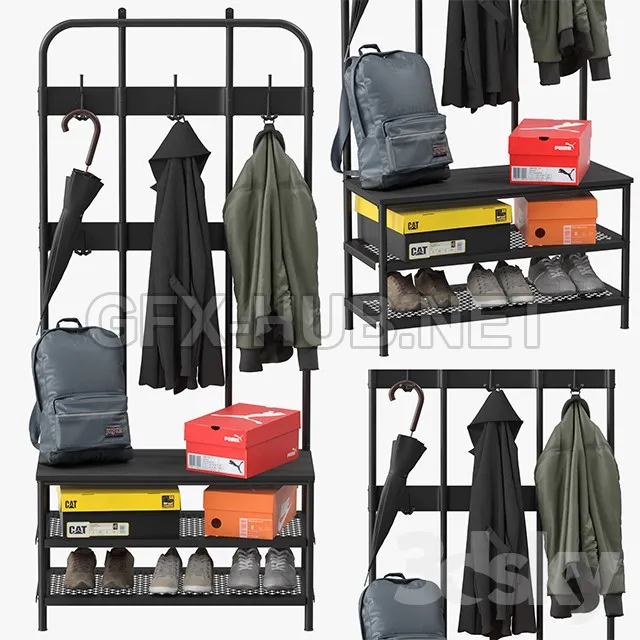 Ikea Pinnig Coat Rack – 216893