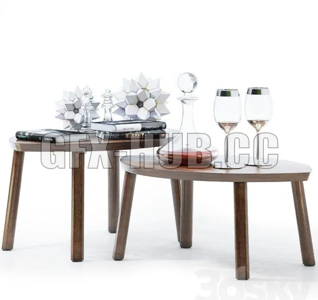 IKEA STOCKHOLM Set of tables2 pcs Decor – 216947