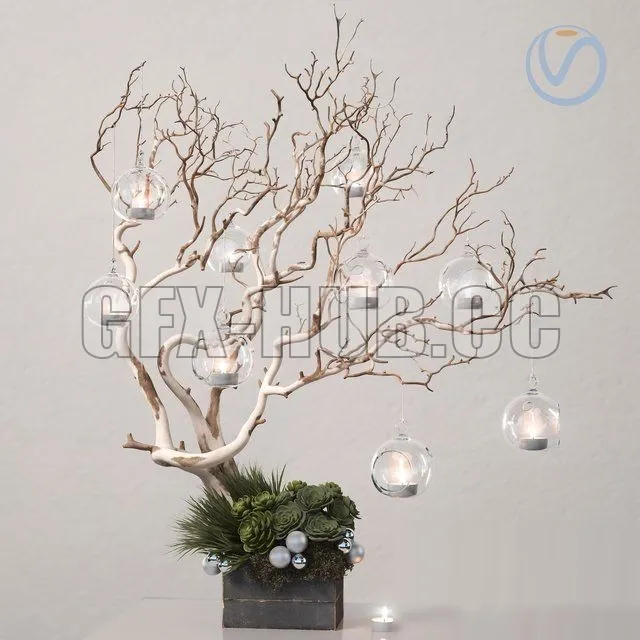 ikebana with candles – 217037