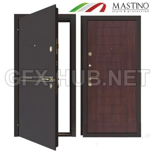 Input metal door MASTINO STRADA 3d Model – 217205
