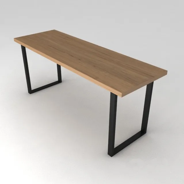 Iron wood table – 217317