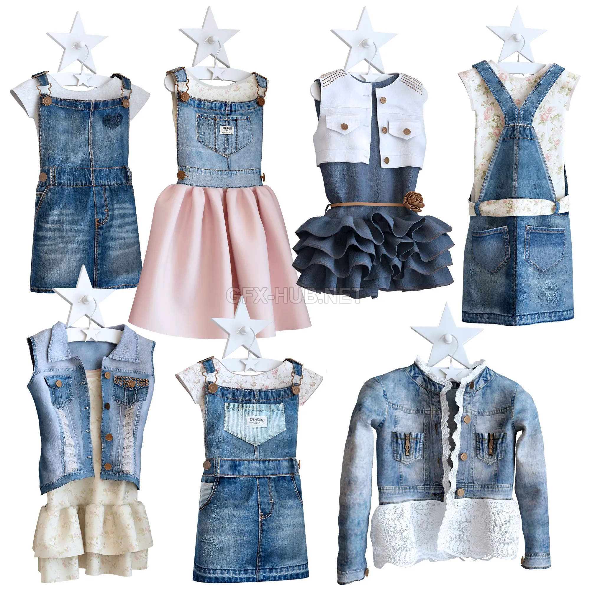 Jeans dresses for a little princesse – 217445