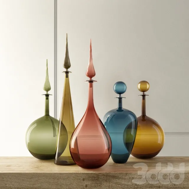 JOE CARIATI Glass Bottles – 217483