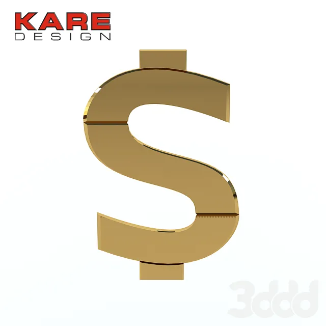 Kare Wall Decoration Currency Dollar – 217647
