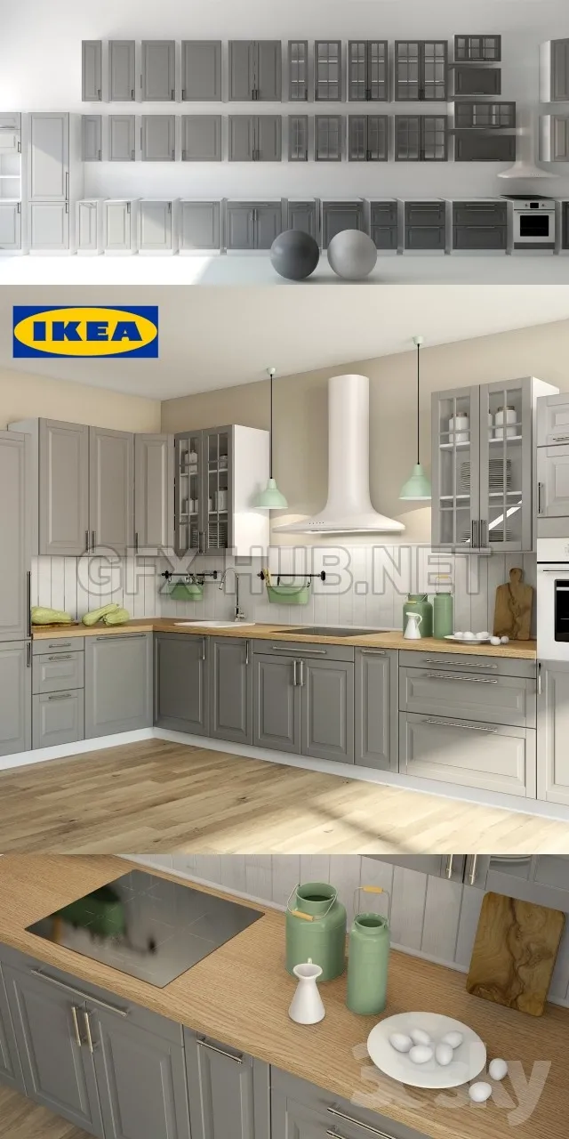 Kitchen IKEA Bodbyn – 217911