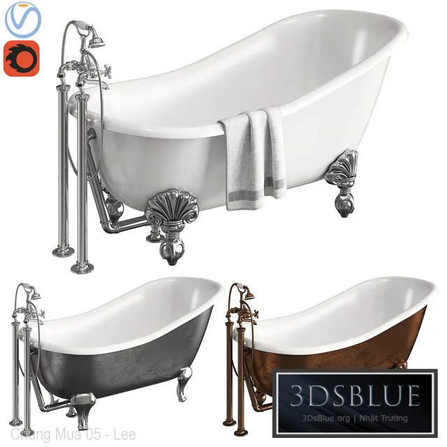 BATHROOM – BATHTUB – 3DSKY Models – 1329