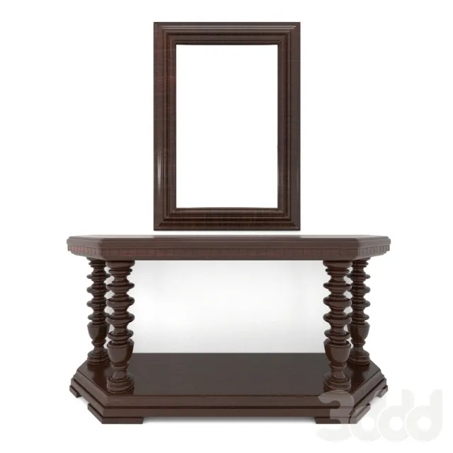 LEXINGTON MOSSEL BAY CONSOLE TABLE + 2 mirrors – 218849
