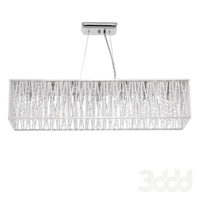 Light Chrome Rectangular pendant – 218885