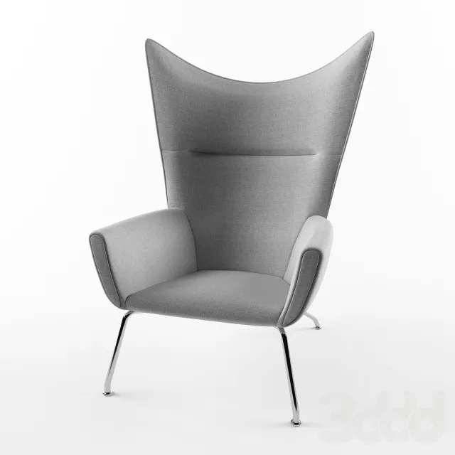 Limited Edition Wegner CH445 Wing Chair  Stool – 218965