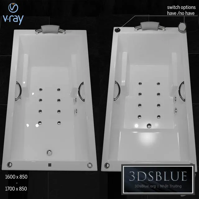 BATHROOM – BATHTUB – 3DSKY Models – 1353