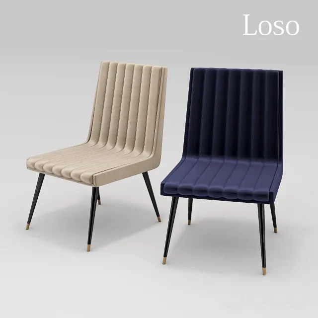 Loso Chair yellow+blue – 219203