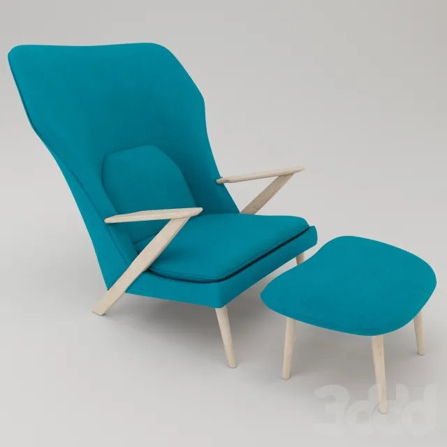 Lounge Chair OTTOMAN – 219241