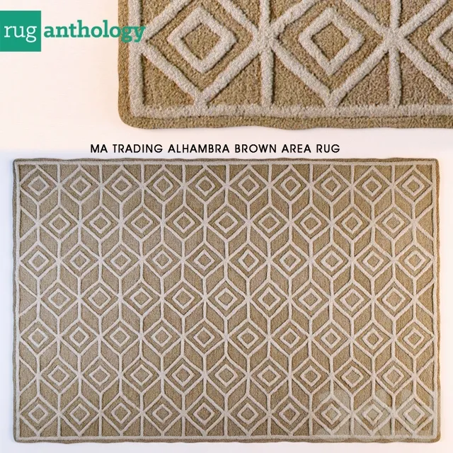 MA TRADING ALHAMBRA BROWN AREA RUG – 219501