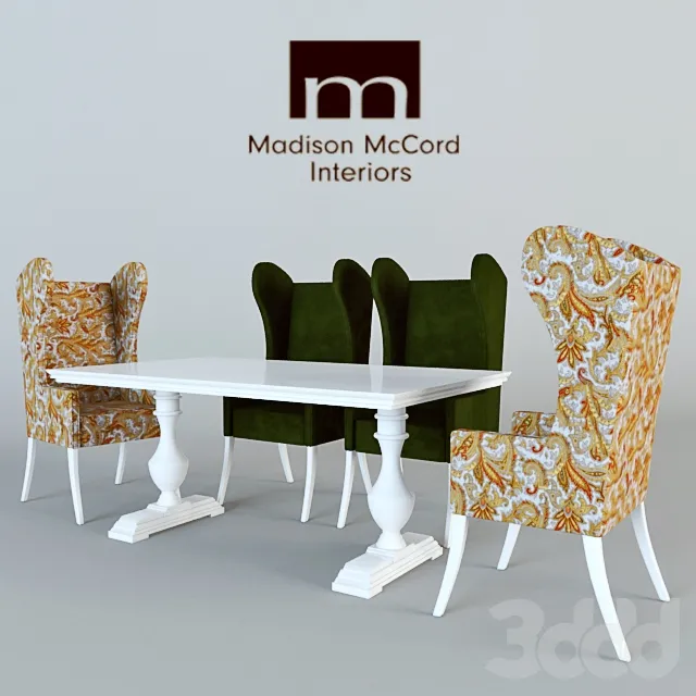 Madisonmccord farmhouse dining set – 219535