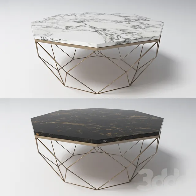 marble coffe table set of textures кофейный фурнальный стол сет из тестур мрамора – 219671