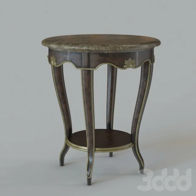 Marble Top Round Side Table – 219681