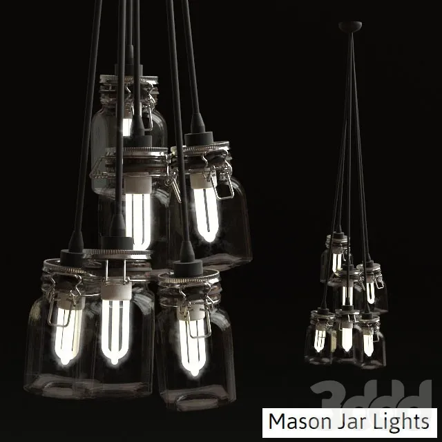 Mason Jar Light Fixture – 219813