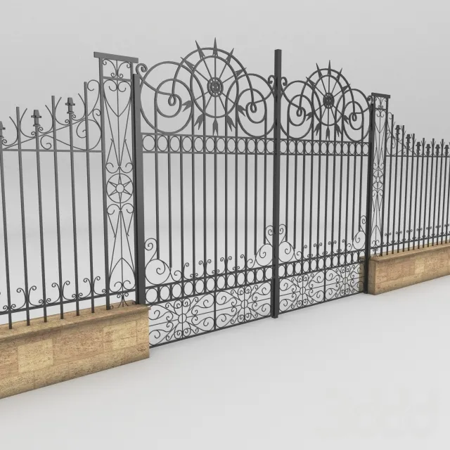 Metal door and Fence – 219985