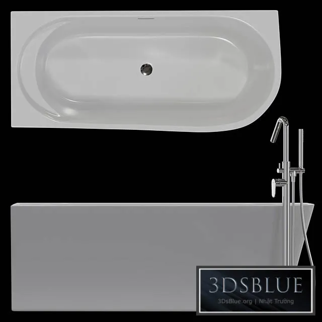 Bath BelBagno BB410 1700-780-R 3DS Max - thumbnail 3