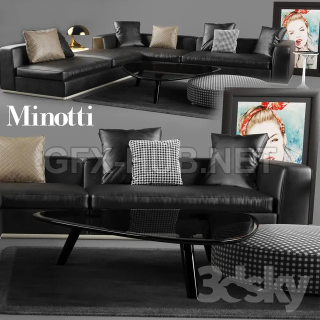 Minotti Powell Sofa – 220293