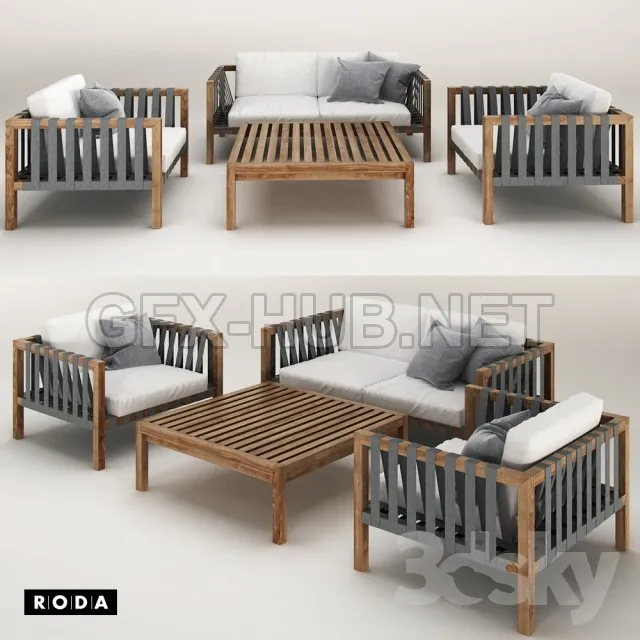 Mistral Sofa by Roda – 220431