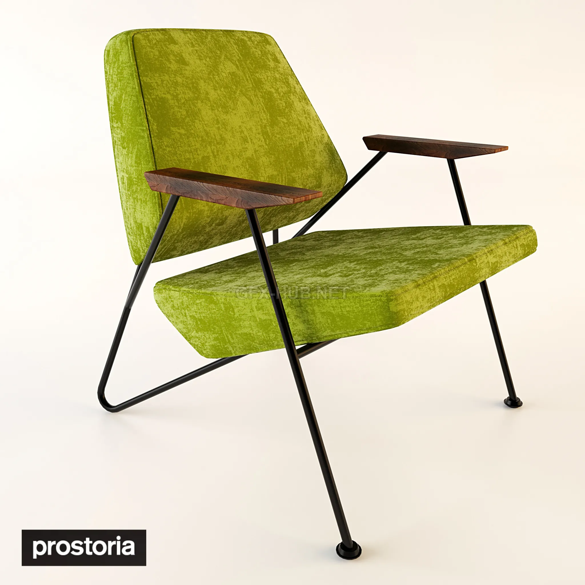 Modern armchair Polygon by Prostoria – 220513