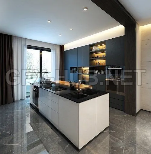 Modern Kitchen Cabinet Restaurant Combination – 220603