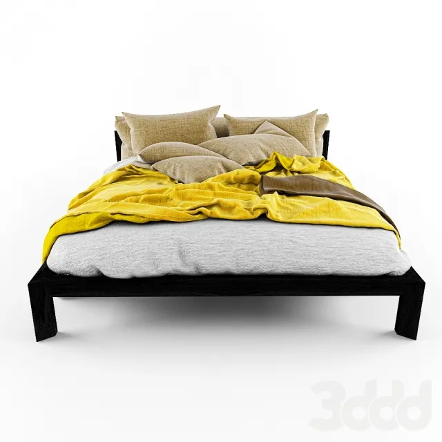 modern yellow bed – 220697