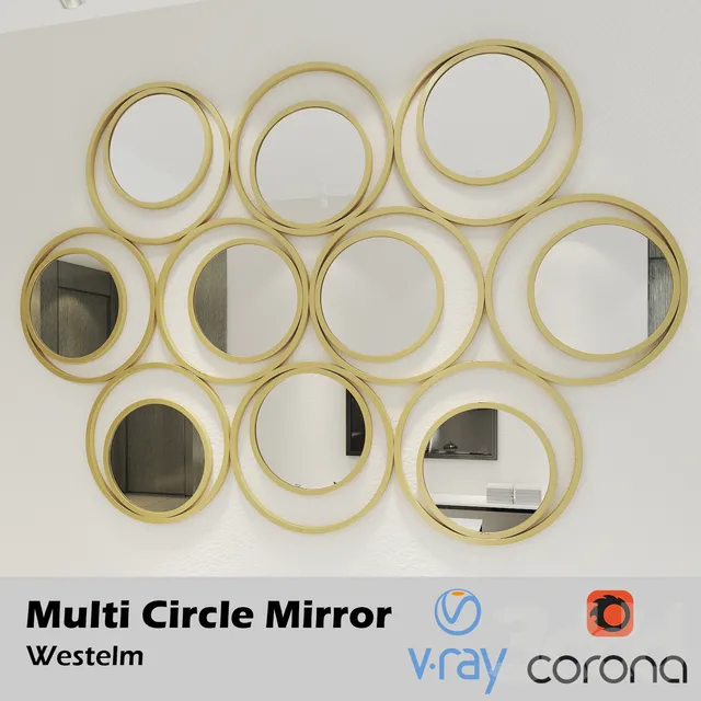 Multi-circle Mirror – 220941